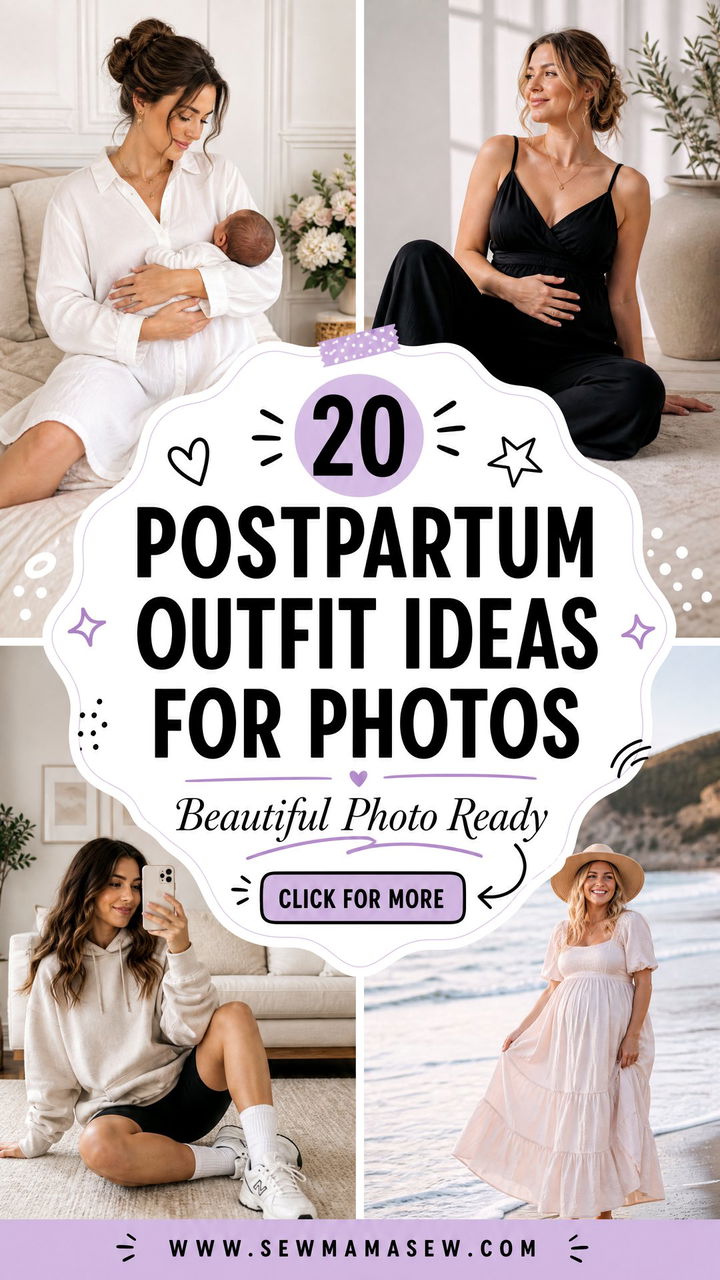20 Postpartum Outfit Ideas for Photos That Feel Beautiful - 20 Postpartum Outfit Ideas for Photos That Feel Beautiful