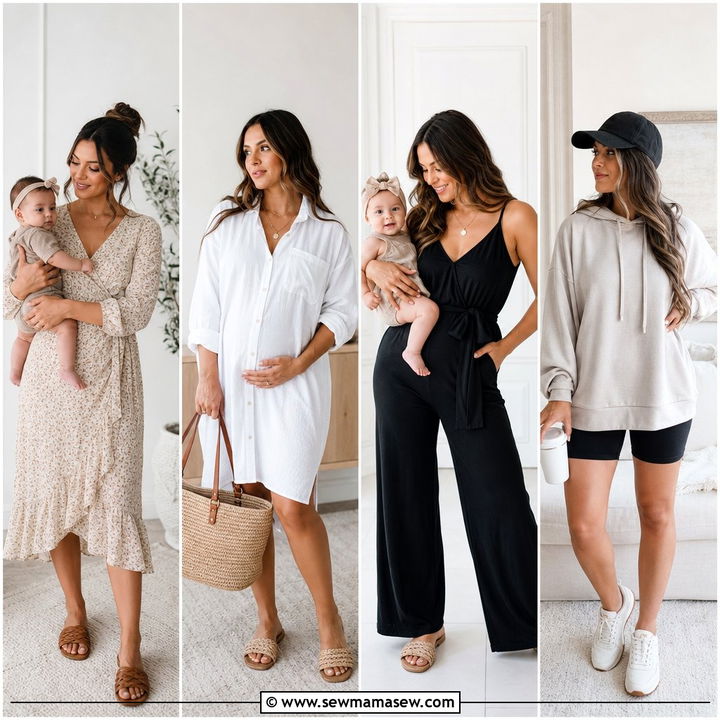 20 Postpartum Outfit Ideas for Photos That Feel Beautiful
