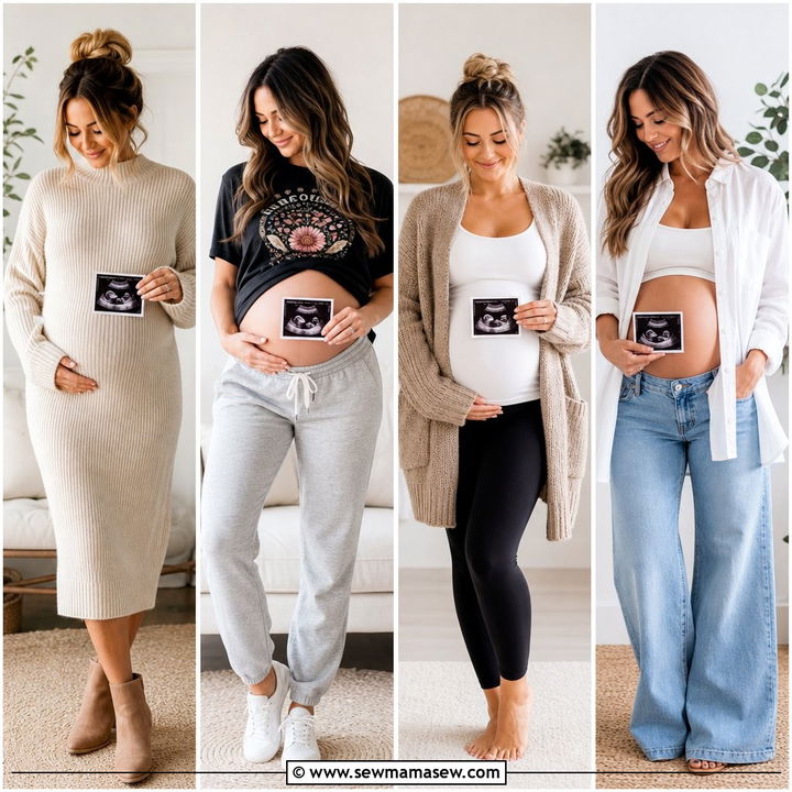 20 Pregnancy Announcement Photo Outfit Ideas to Love