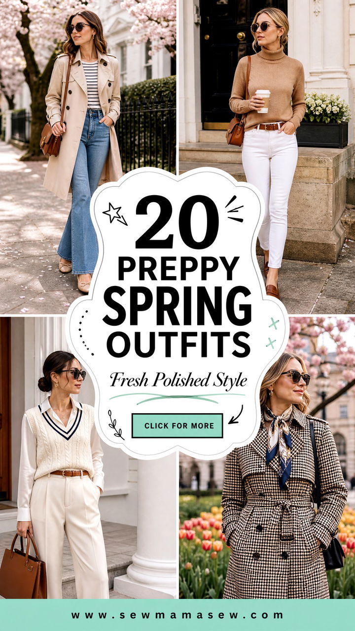 20 Preppy Spring Outfits for Fresh Polished Style - 20 Preppy Spring Outfits for Fresh, Polished Style
