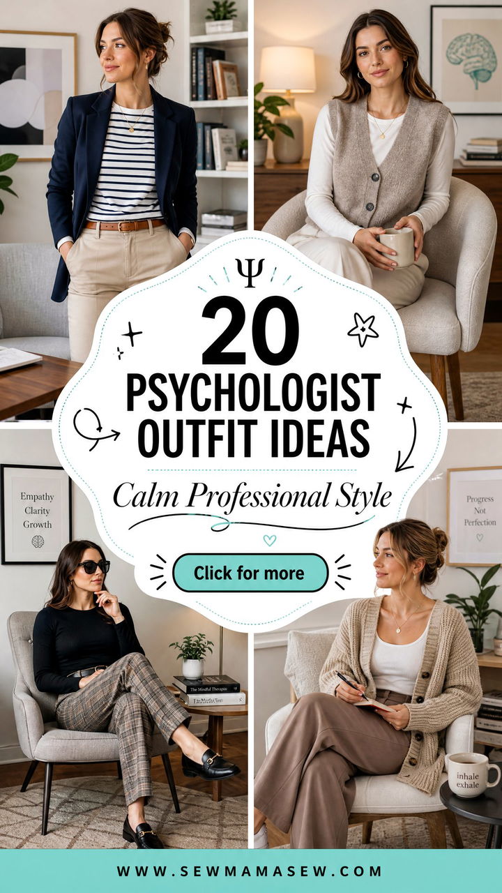 20 Psychologist Outfit Ideas for Calm Professional Style - 20 Psychologist Outfit Ideas for Calm Professional Style