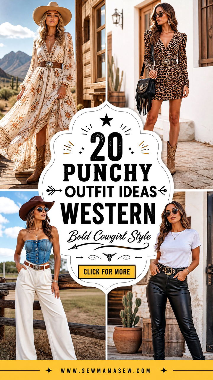 20 Punchy Outfit Ideas Western for Bold Cowgirl Style - 20 Punchy Outfit Ideas Western for Bold Cowgirl Style