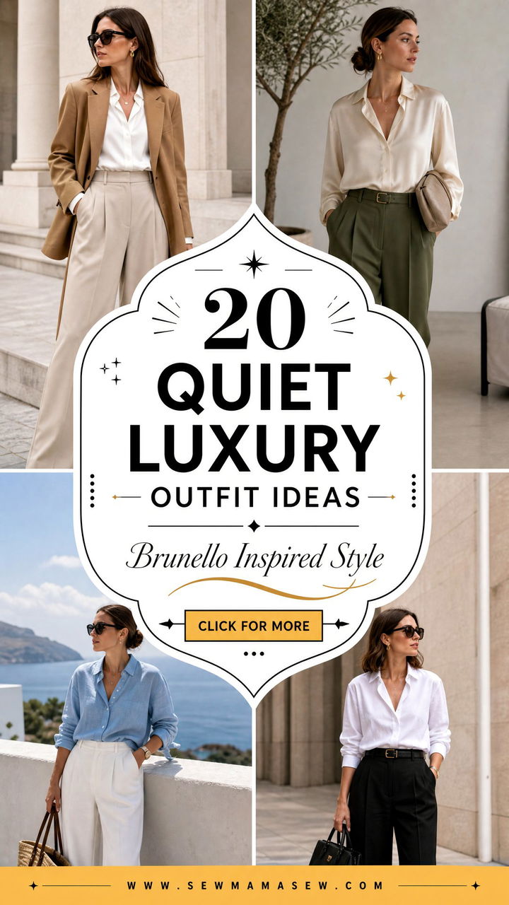20 Quiet Luxury Outfit Ideas Brunello Cucinelli Style - 20 Quiet Luxury Outfit Ideas Brunello Cucinelli Style
