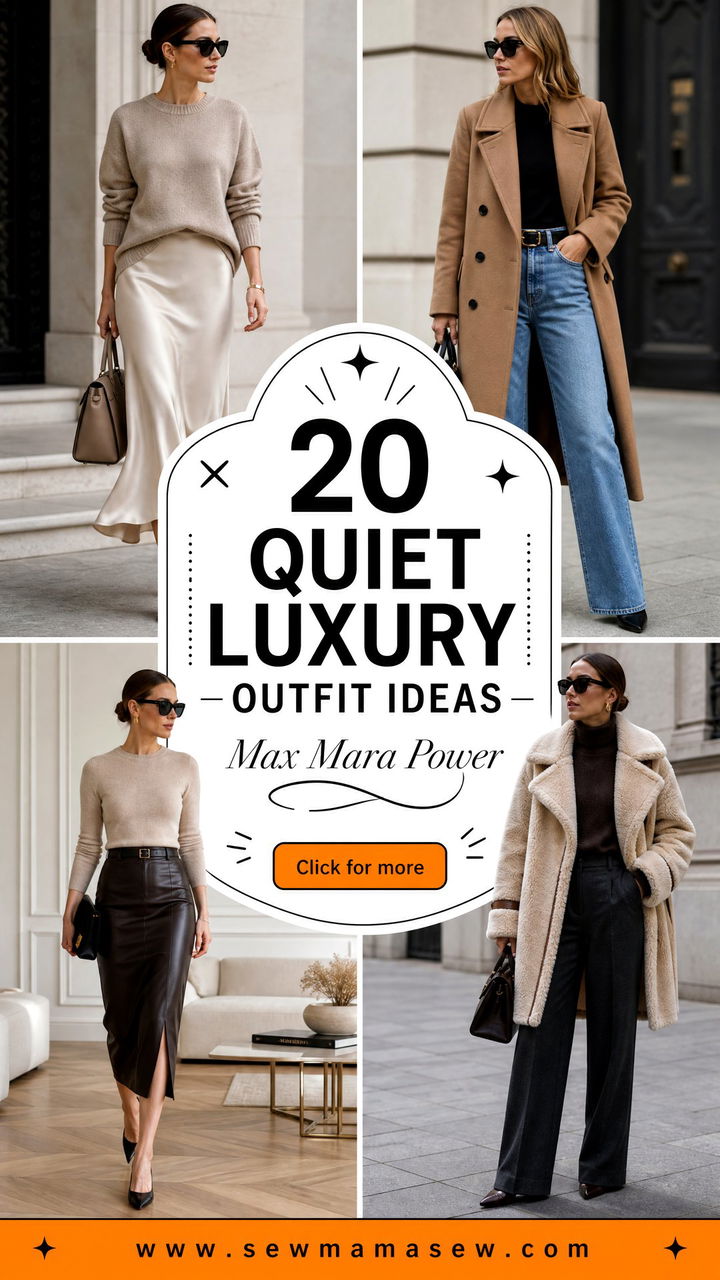 20 Quiet Luxury Outfit Ideas Max Mara Style For Power Polish - 20 Quiet Luxury Outfit Ideas Max Mara Style For Power Polish