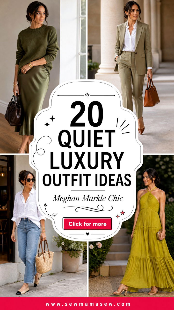 20 Quiet Luxury Outfit Ideas Meghan Markle Fans Love Now - 20 Quiet Luxury Outfit Ideas Meghan Markle Fans Love Now