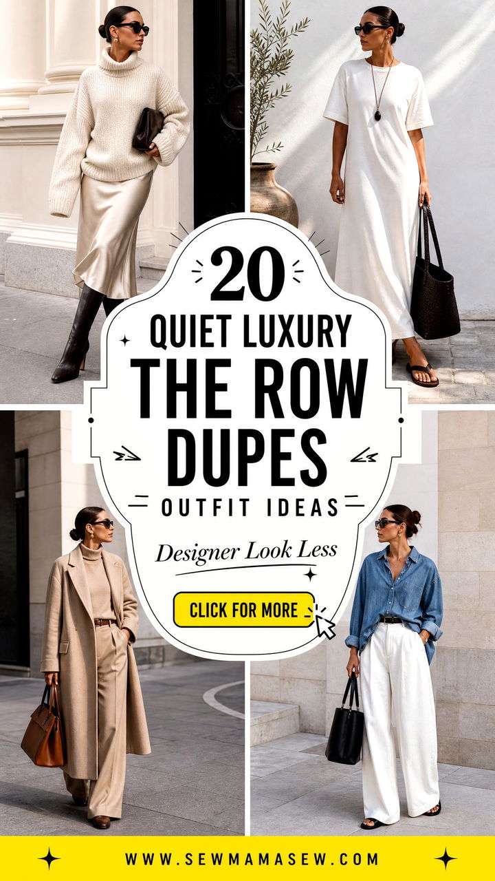20 Quiet Luxury The Row Dupes Outfit Ideas To Try Now - 20 Quiet Luxury The Row Dupes Outfit Ideas To Try Now