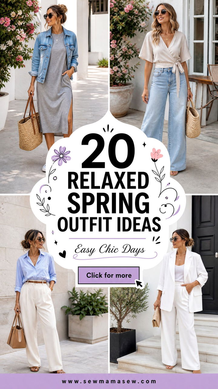 20 Relaxed Spring Outfit Ideas 2026 For Easy Chic Days - 20 Relaxed Spring Outfit Ideas 2026 For Easy Chic Days