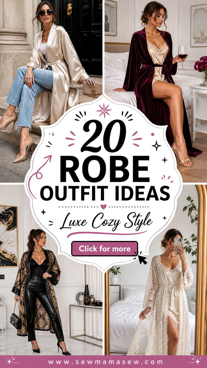 20 Robe Outfit Ideas 2026 for Luxe Cozy Everyday Style - 20 Robe Outfit Ideas 2026 for Luxe, Cozy Everyday Style