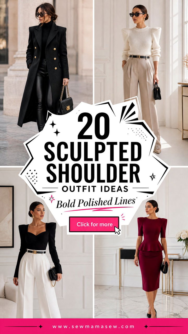 20 Sculpted Shoulder Outfit Ideas 2026 For Bold Polish - 20 Sculpted Shoulder Outfit Ideas 2026 For Bold Polish