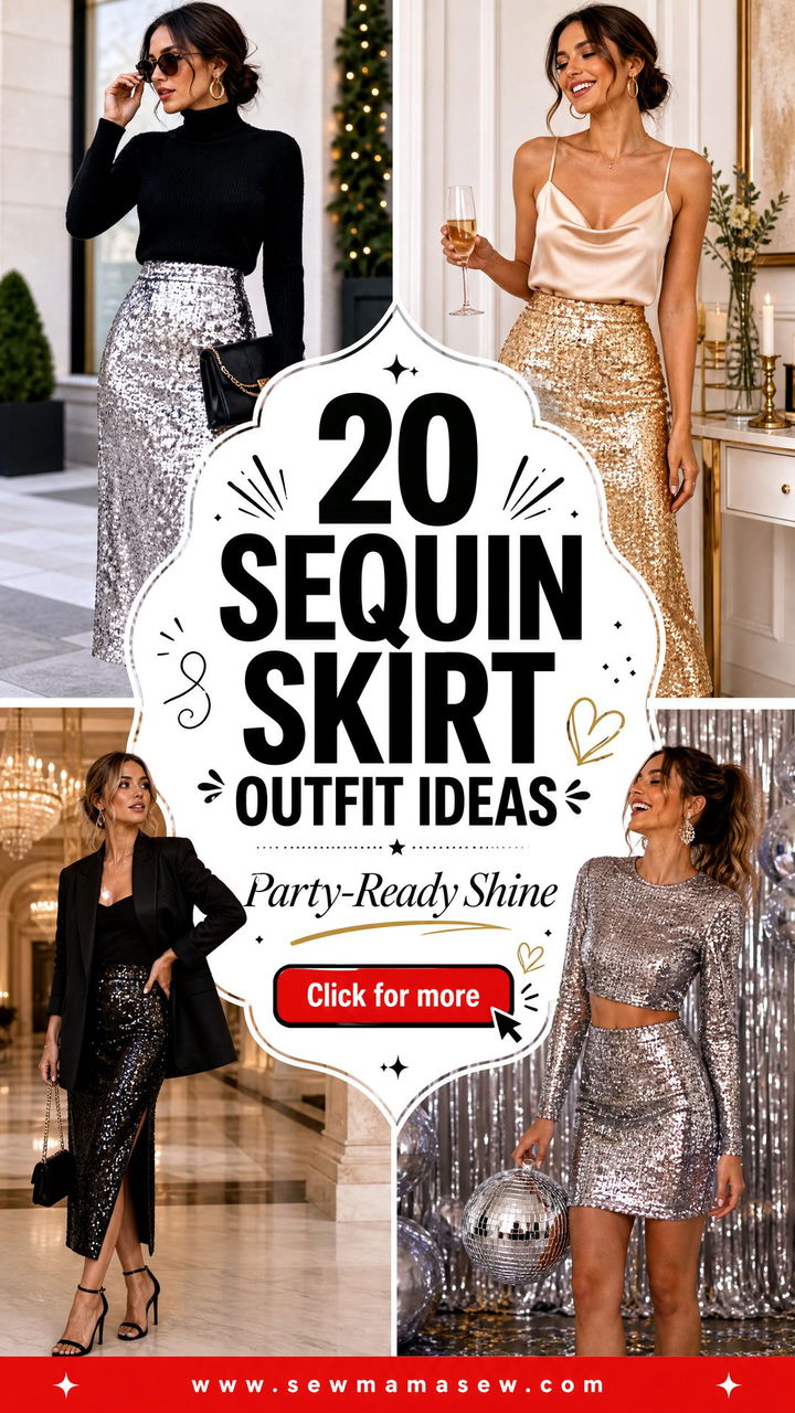 20 Sequin Skirt Outfit Ideas 2026 For Party-Ready Shine - 20 Sequin Skirt Outfit Ideas 2026 For Party-Ready Shine