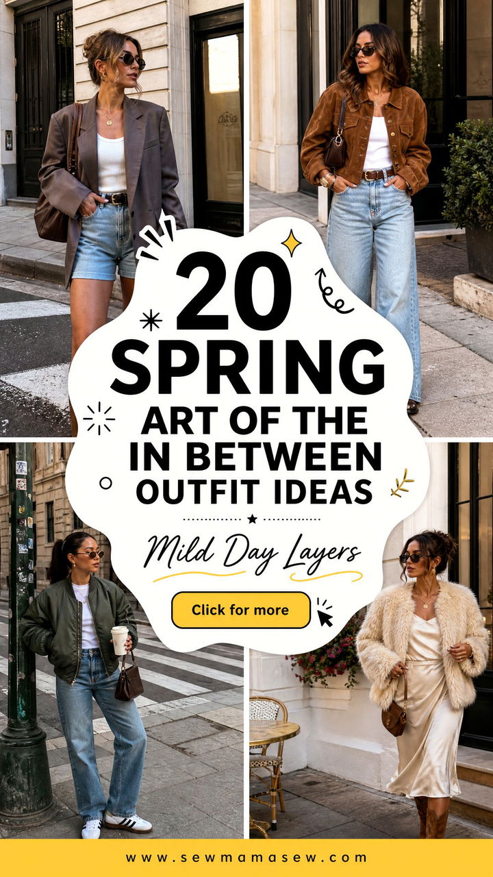 20 Spring Art of the In Between Outfit Ideas for Mild Days - 20 Spring Art of the In Between Outfit Ideas for Mild Days