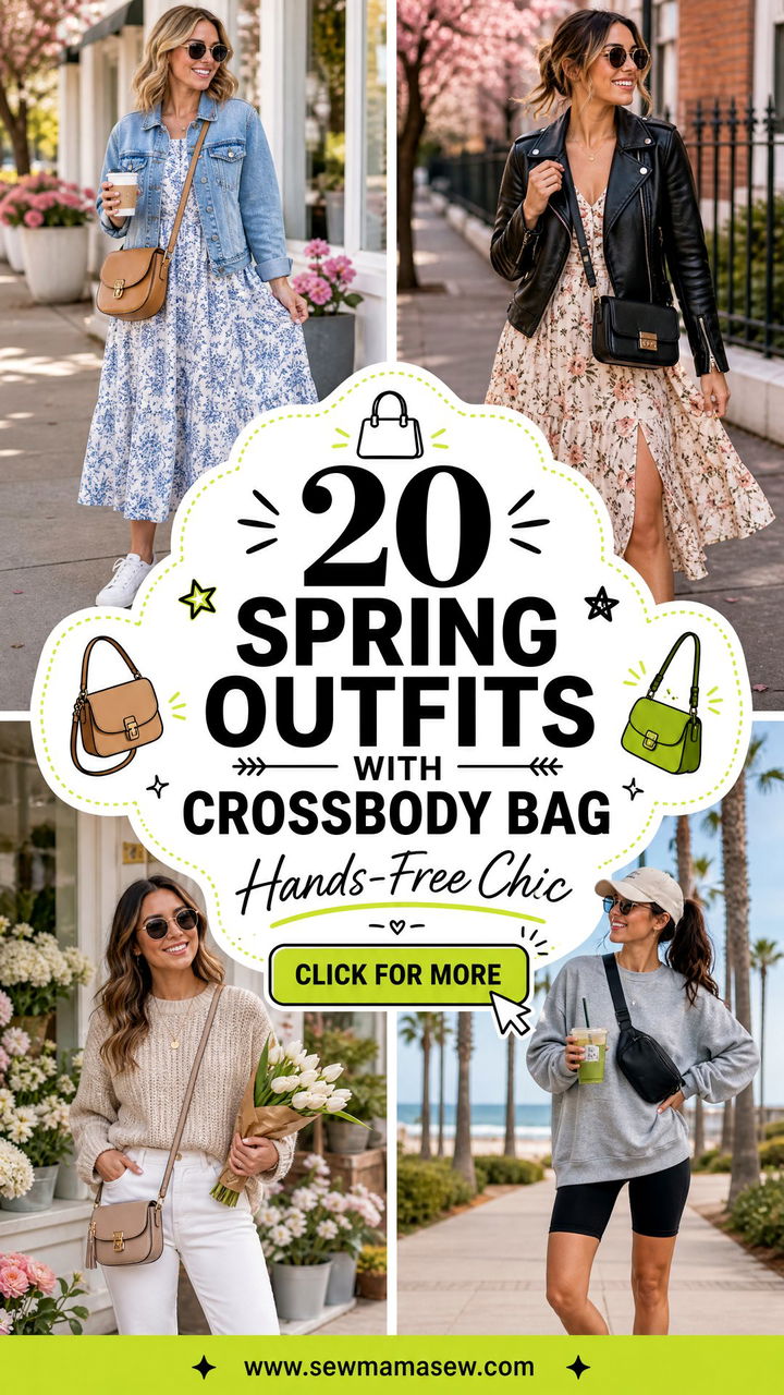 20 Spring Outfits With Crossbody Bag for Hands-Free Chic - 20 Spring Outfits With Crossbody Bag for Hands-Free Chic