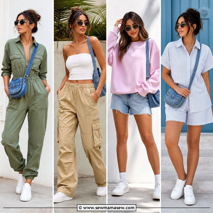 20 Spring Outfits With Denim Bag for Cool Casual Style