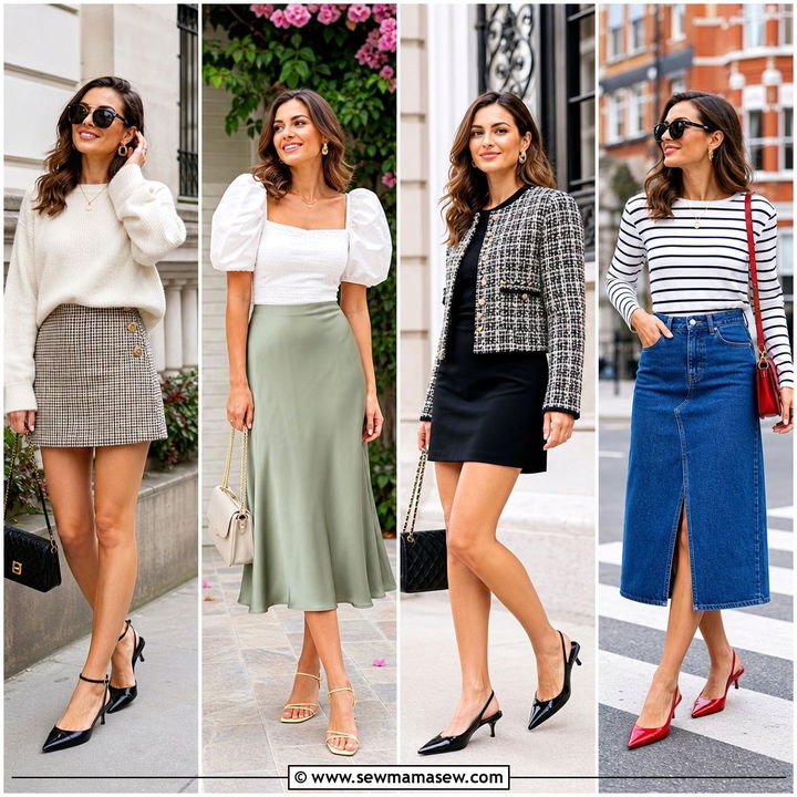 20 Spring Outfits With Kitten Heels for Easy Polish