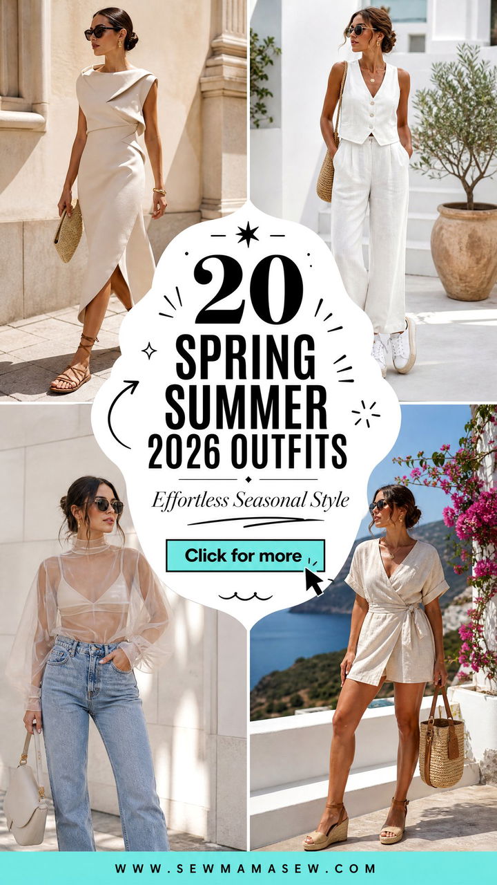 20 Spring Summer 2026 Outfits for Effortless Style - 20 Spring Summer 2026 Outfits for Effortless Style