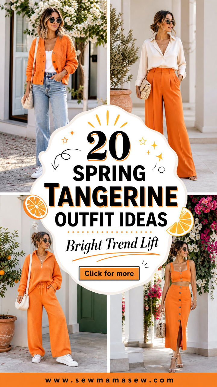 20 Spring Tangerine Outfit Ideas for a Bright Trend Lift - 20 Spring Tangerine Outfit Ideas for a Bright Trend Lift