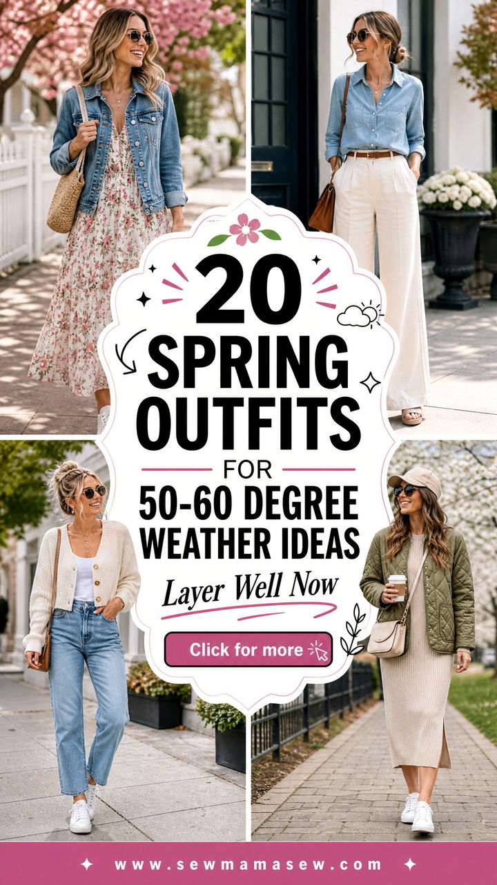 20 Spring outfits for 50-60 degree weather to Layer Well - 20 Spring outfits for 50-60 degree weather to Layer Well