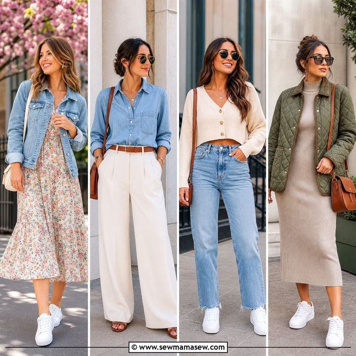 20 Spring outfits for 50-60 degree weather to Layer Well