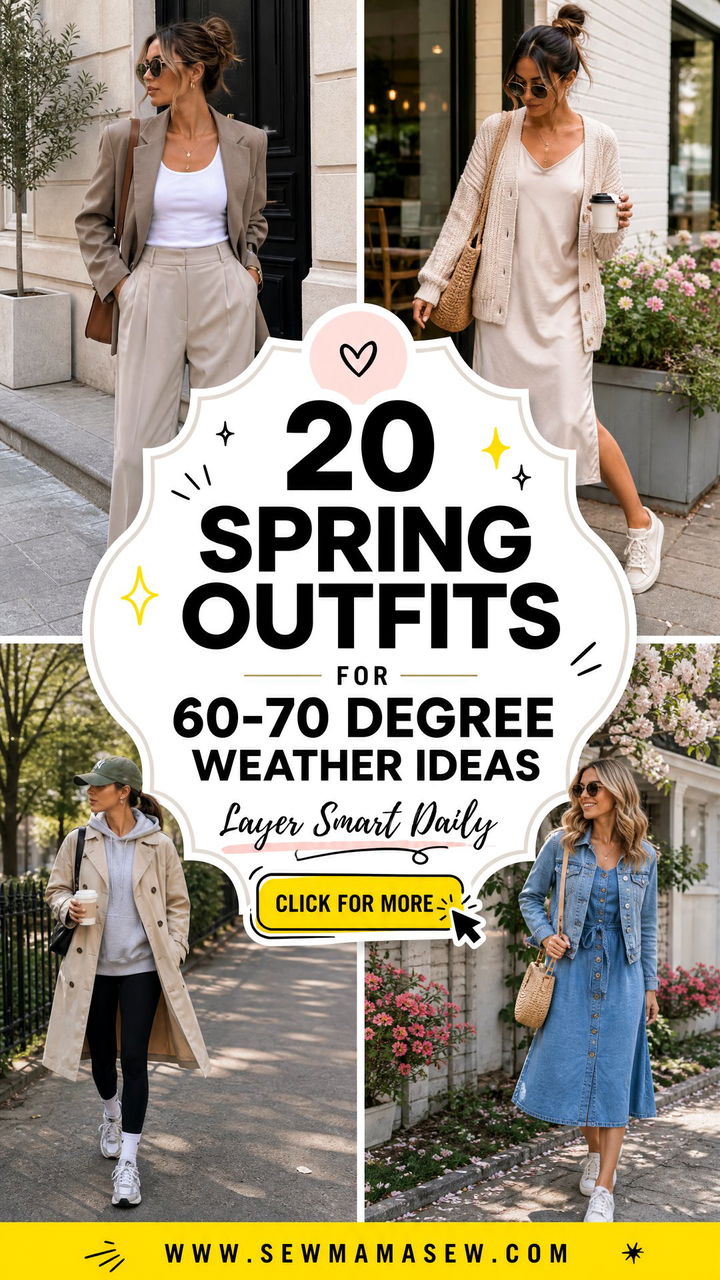 20 Spring outfits for 60-70 degree weather to Layer Smart - 20 Spring outfits for 60-70 degree weather to Layer Smart