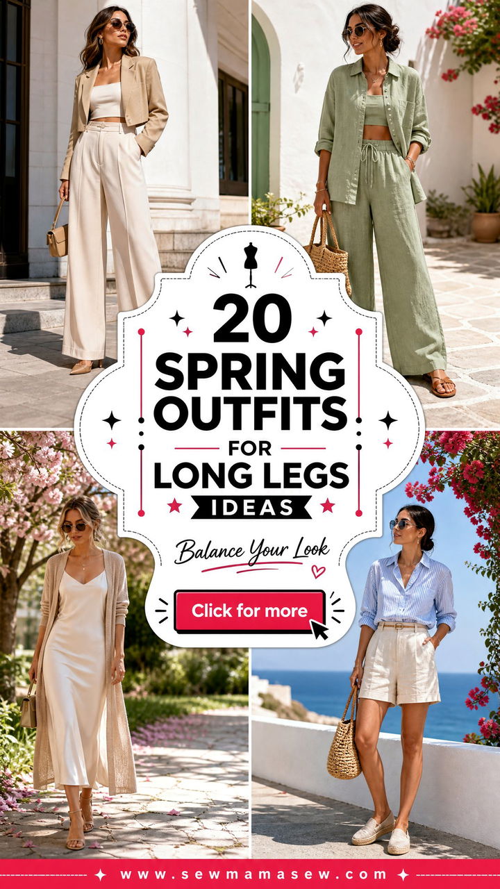 20 Spring outfits for long legs That Balance Your Look Fast - 20 Spring outfits for long legs That Balance Your Look Fast