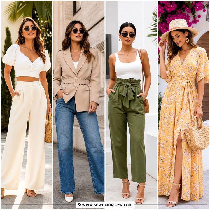 20 Spring outfits for rectangle body to Create Shape Fast