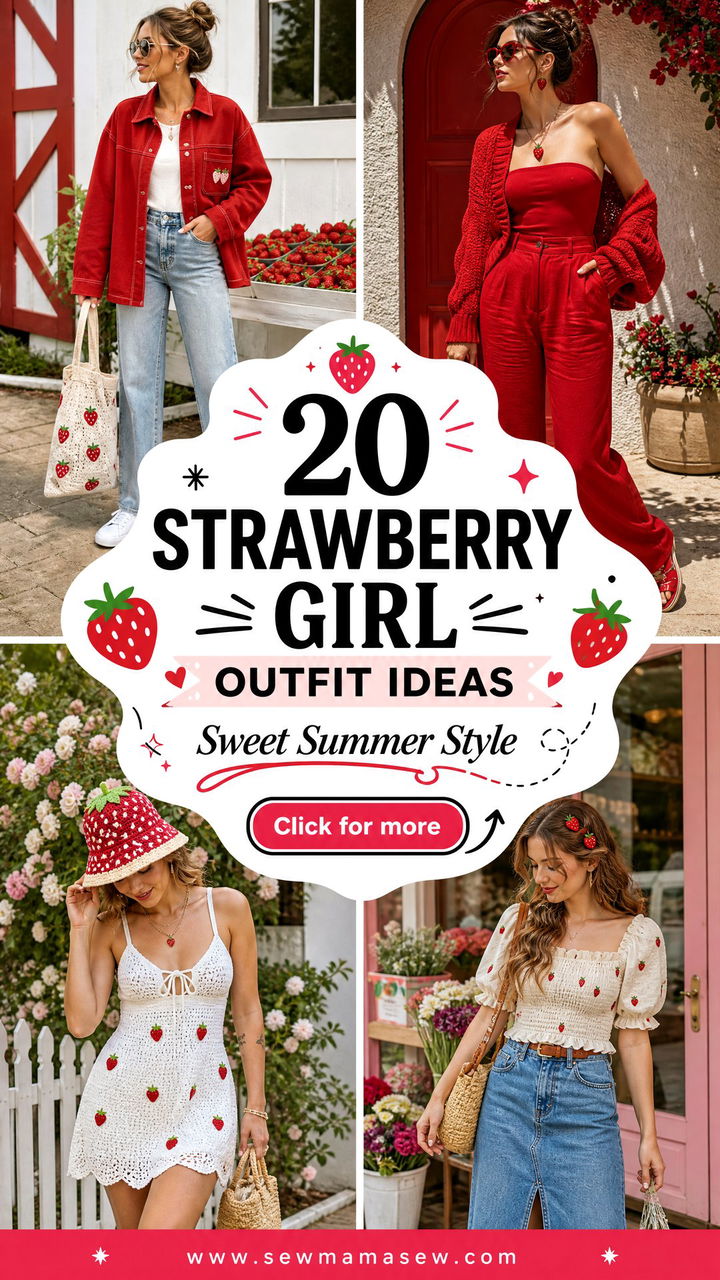 20 Strawberry Girl Outfit Ideas 2026 For Sweet Summer Style - 20 Strawberry Girl Outfit Ideas 2026 For Sweet Summer Style