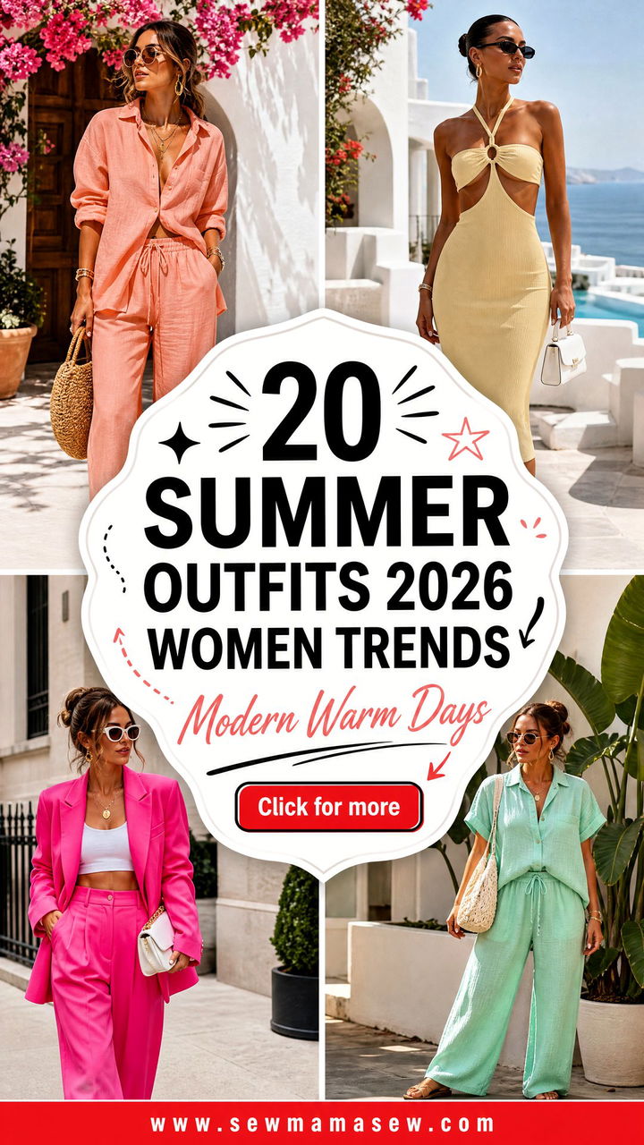 20 Summer Outfits 2026 Women Trends For Modern Warm Days - 20 Summer Outfits 2026 Women Trends For Modern Warm Days