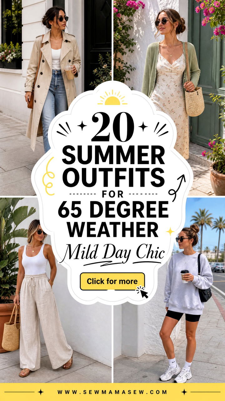 20 Summer Outfits for 65 Degree Weather Youll Love - 20 Summer Outfits for 65 Degree Weather You'll Love