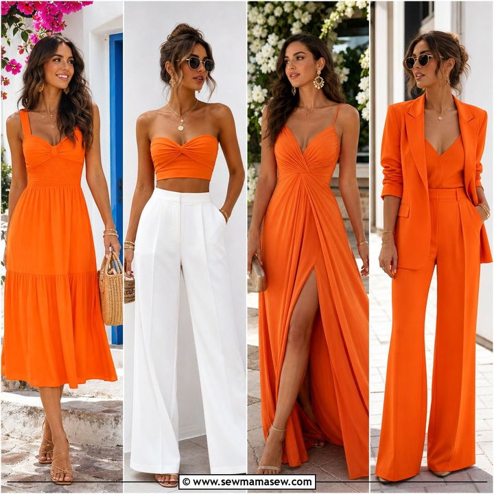 20 Summer Tangerine Outfit Ideas for Bright Trendy Style