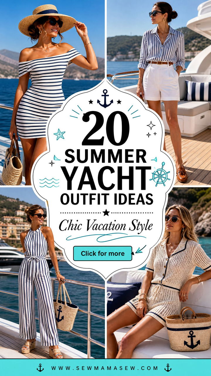 20 Summer Yacht Outfit Ideas for Chic Vacation Style - 20 Summer Yacht Outfit Ideas for Chic Vacation Style