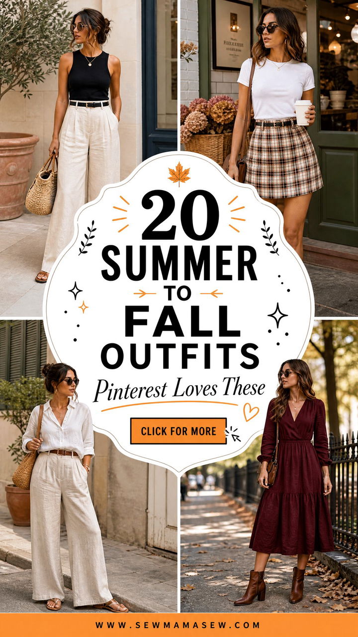 20 Summer to Fall Outfits Pinterest Loves This Season - 20 Summer to Fall Outfits Pinterest Loves This Season