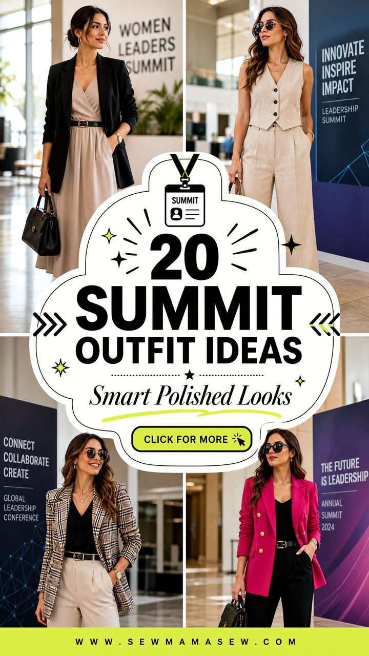 20 Summit Outfit Ideas for Women to Look Smart - 20 Summit Outfit Ideas for Women to Look Smart