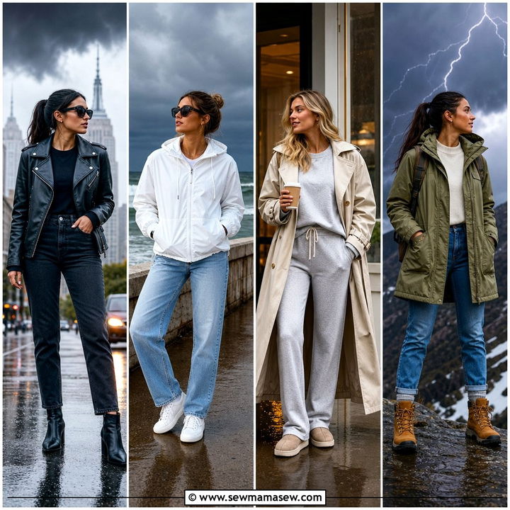 20 Thunderstorm Outfit Ideas for Rainy Day Style