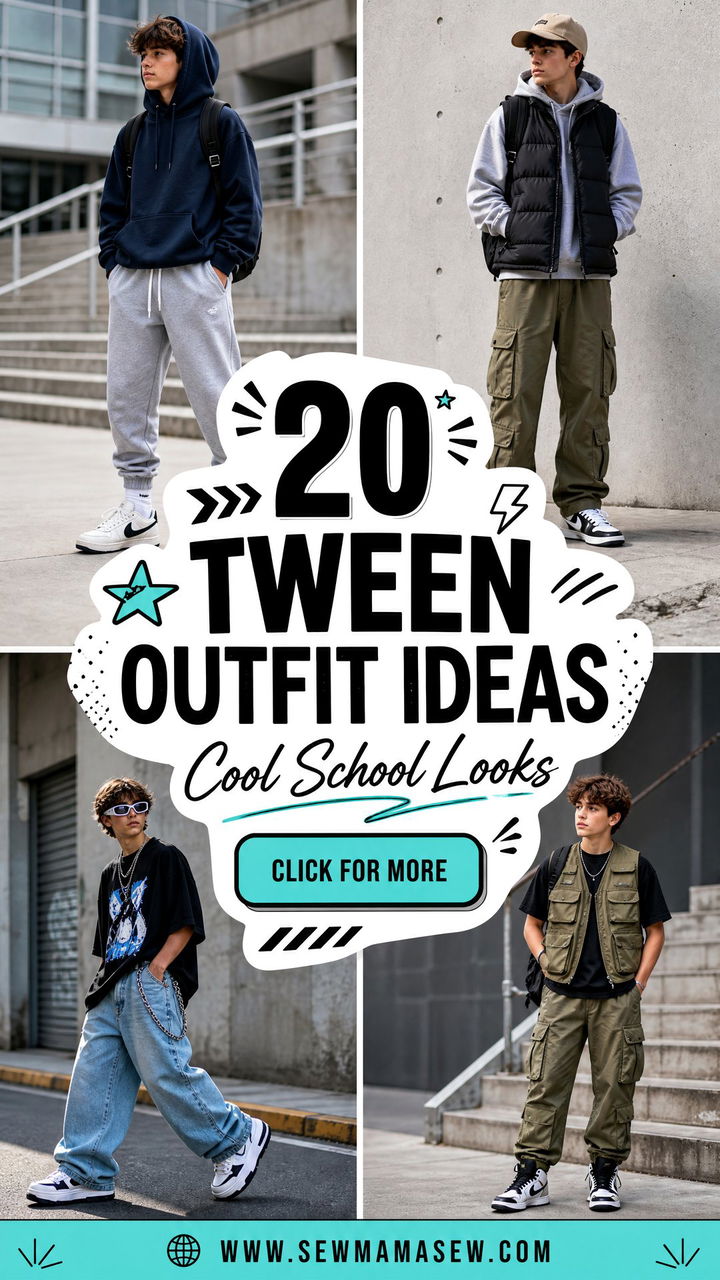 20 Tween Outfit Ideas for Boys 2026 Cool School Looks - 20 Tween Outfit Ideas for Boys 2026: Cool School Looks
