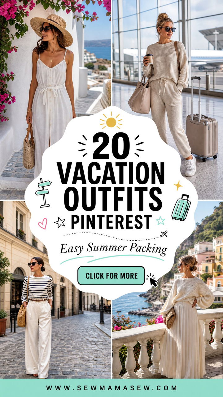 20 Vacation Outfits Pinterest Easy Looks to Pack This Summer - 20 Vacation Outfits Pinterest: Easy Looks to Pack This Summer