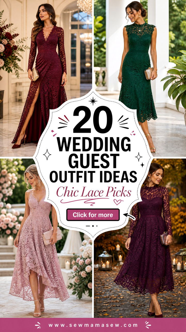 20 Wedding Guest Outfit Ideas Lace Dress 2026 Chic Picks - 20 Wedding Guest Outfit Ideas Lace Dress 2026: Chic Picks