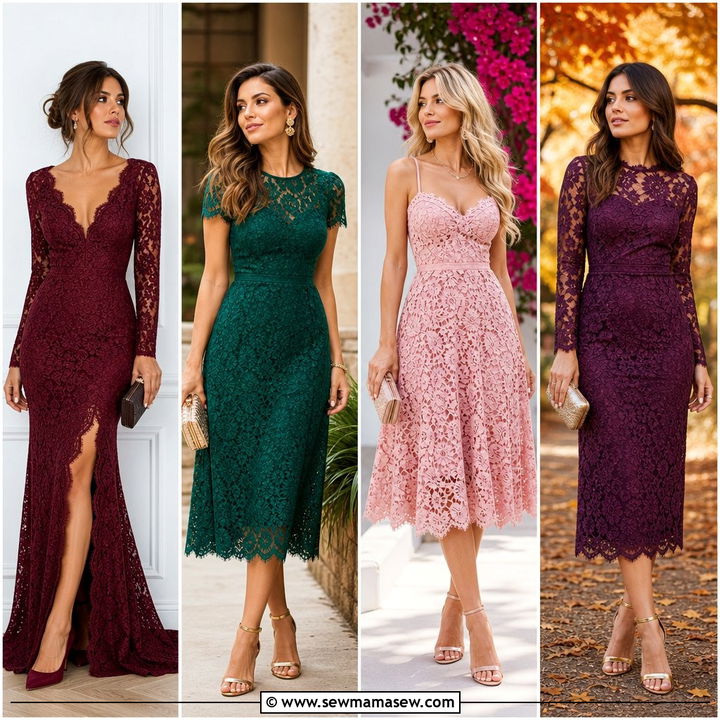 20 Wedding Guest Outfit Ideas Lace Dress 2026: Chic Picks