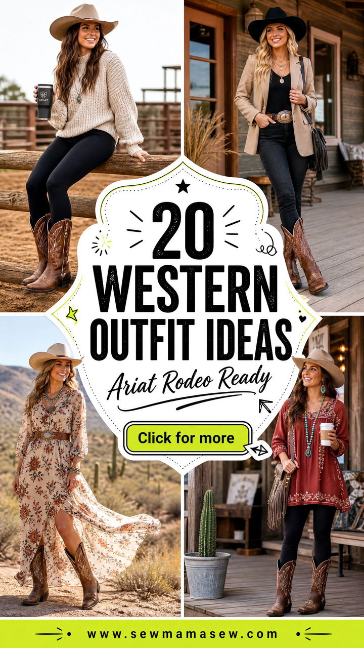20 Western Outfit Ideas With Ariat Boots For Rodeo-Ready Looks - 20 Western Outfit Ideas With Ariat Boots For Rodeo-Ready Looks
