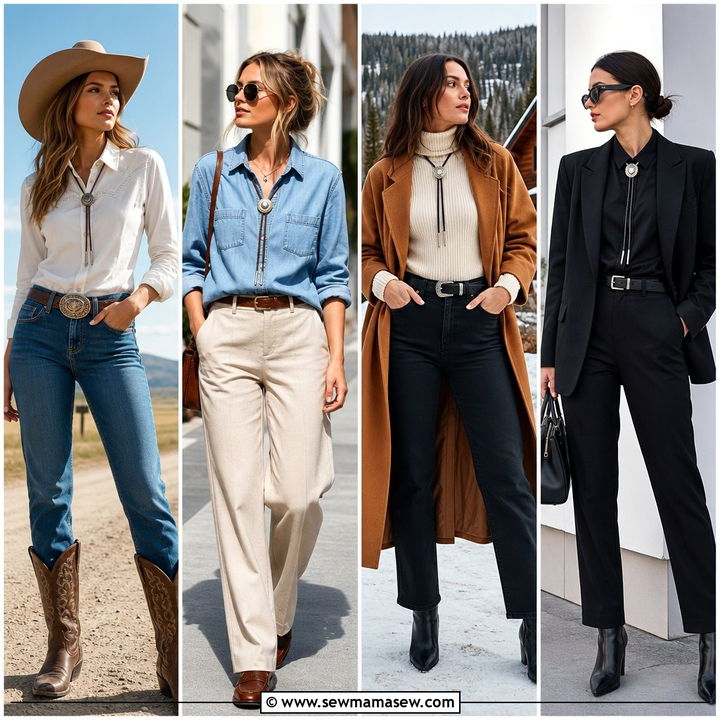 20 Western Outfit Ideas With Bolo Tie For Chic Ranch Style