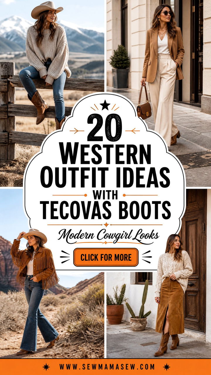 20 Western Outfit Ideas With Tecovas Boots for Modern Cowgirls - 20 Western Outfit Ideas With Tecovas Boots for Modern Cowgirls