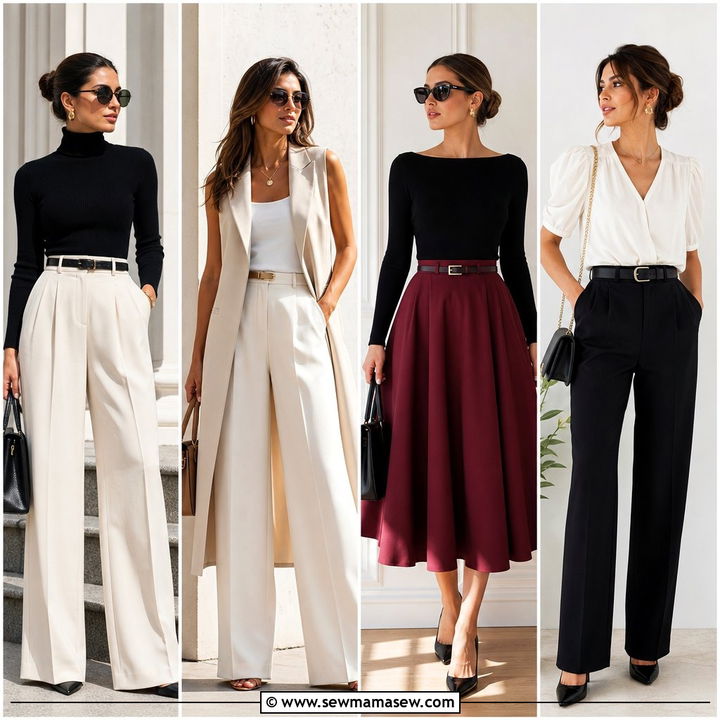 20 Work Outfits For Women With Wide Hips: Chic Office Ideas