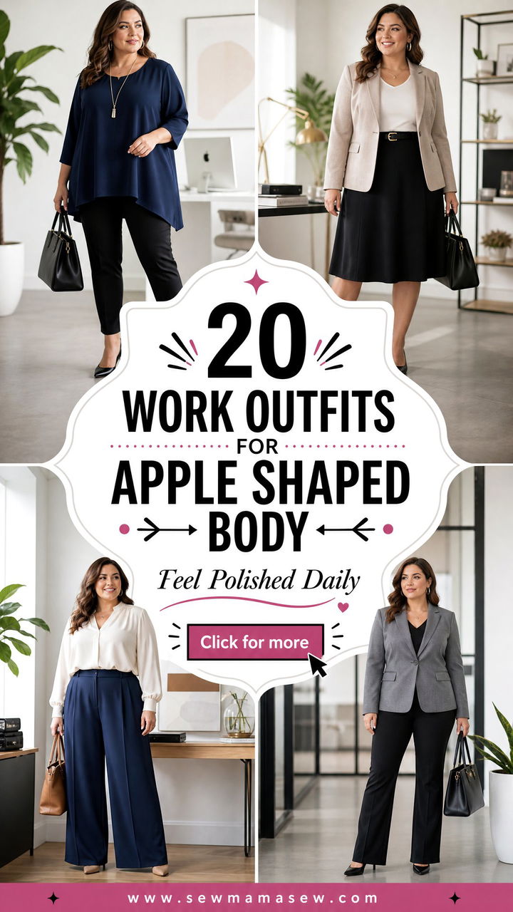20 Work Outfits for Apple Shaped Body to Feel Polished - 20 Work Outfits for Apple Shaped Body to Feel Polished