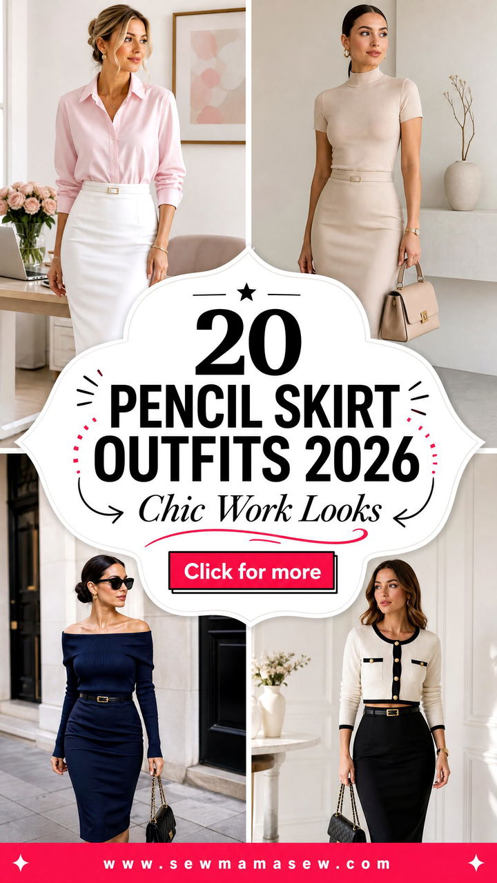 20 pencil skirt outfits 2026 Chic Work Looks to Try Now - 20 pencil skirt outfits 2026: Chic Work Looks to Try Now
