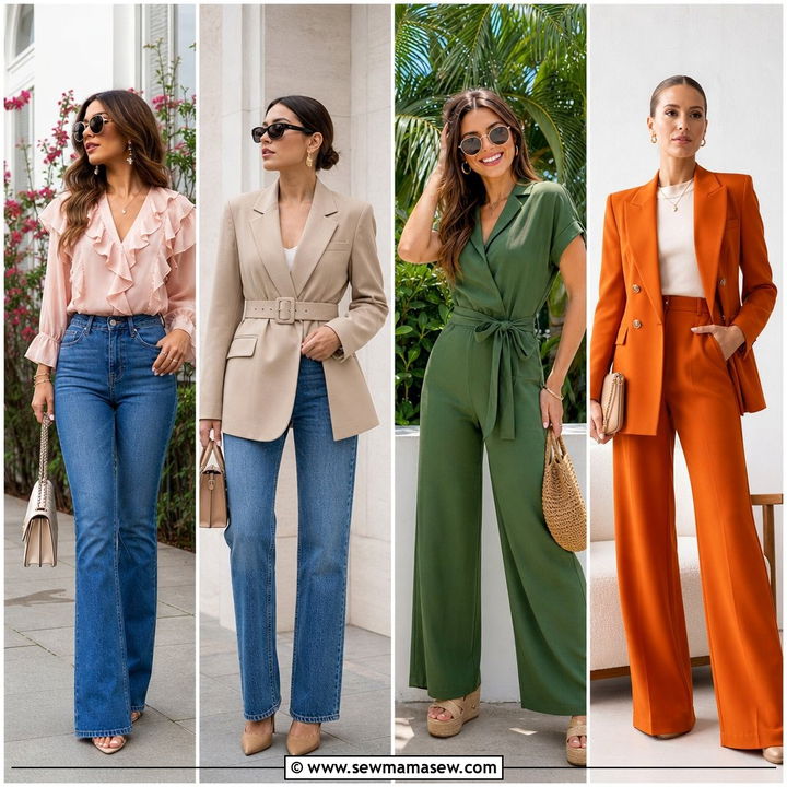20 spring outfits for rectangle body shape to Add Curves