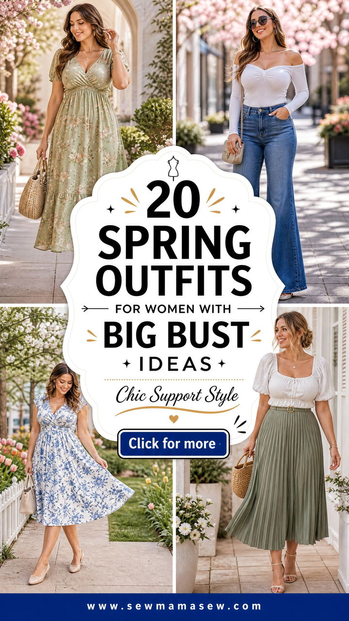 20 spring outfits for women with big bust for Chic Support - 20 spring outfits for women with big bust for Chic Support
