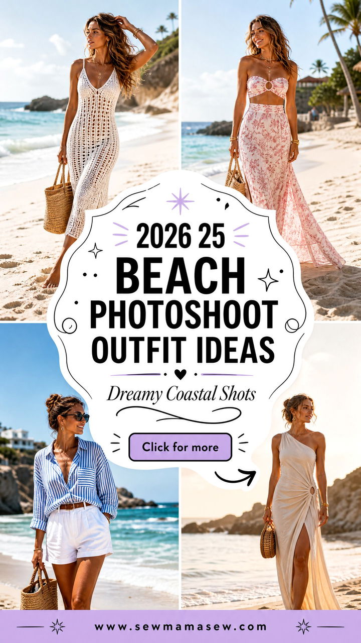 2026 25 Beach Photoshoot Outfit Ideas for Dreamy Coastal Shots - 2026 25 Beach Photoshoot Outfit Ideas for Dreamy Coastal Shots