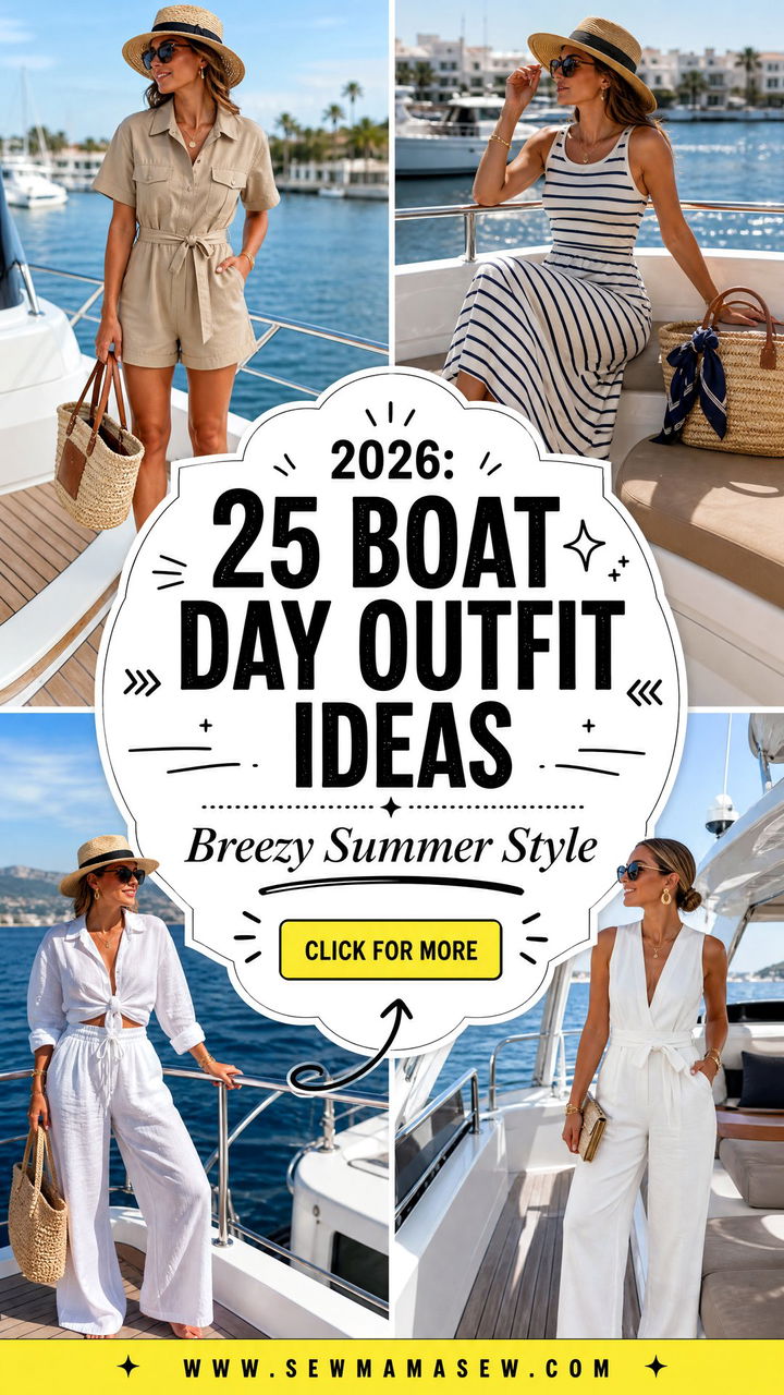 2026 25 Boat Day Outfit Ideas for Breezy Summer Style - 2026: 25 Boat Day Outfit Ideas for Breezy Summer Style