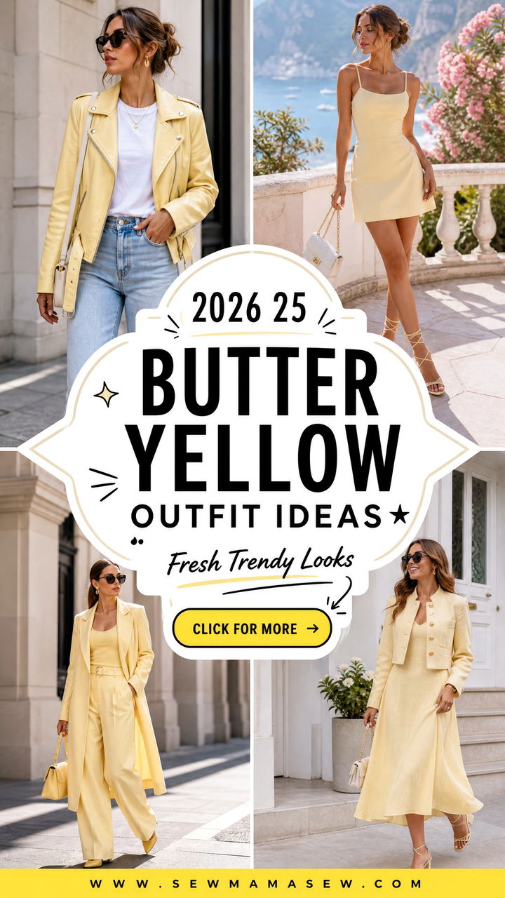 2026 25 Butter Yellow Outfit Ideas for Fresh Trendy Looks - 2026 25 Butter Yellow Outfit Ideas for Fresh Trendy Looks
