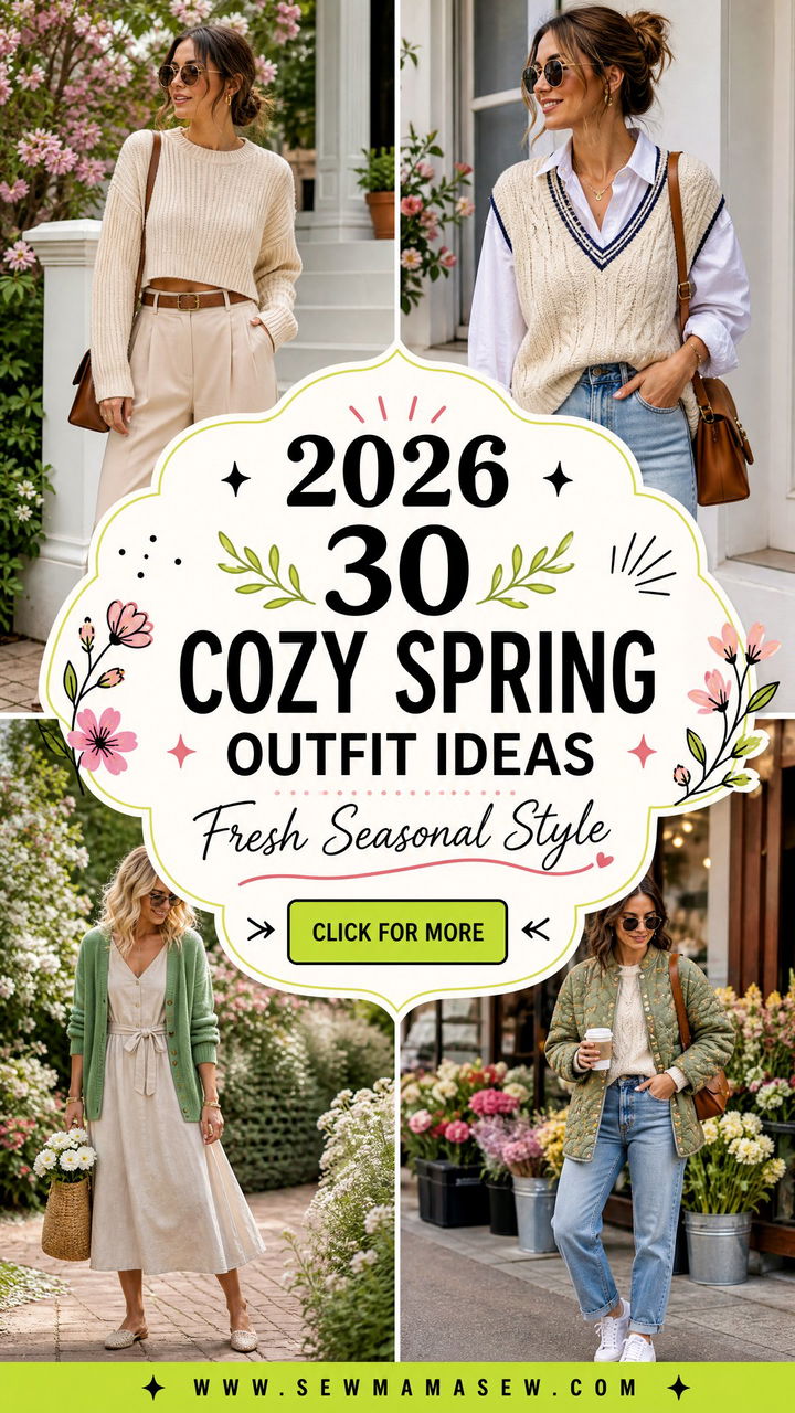 2026 30 Cozy Spring Outfit Ideas for Fresh Seasonal Style - 2026 30 Cozy Spring Outfit Ideas for Fresh Seasonal Style