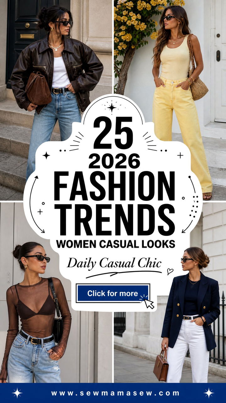 25 2026 Fashion Trends Women Casual Looks To Wear Daily - 25 2026 Fashion Trends Women Casual Looks To Wear Daily